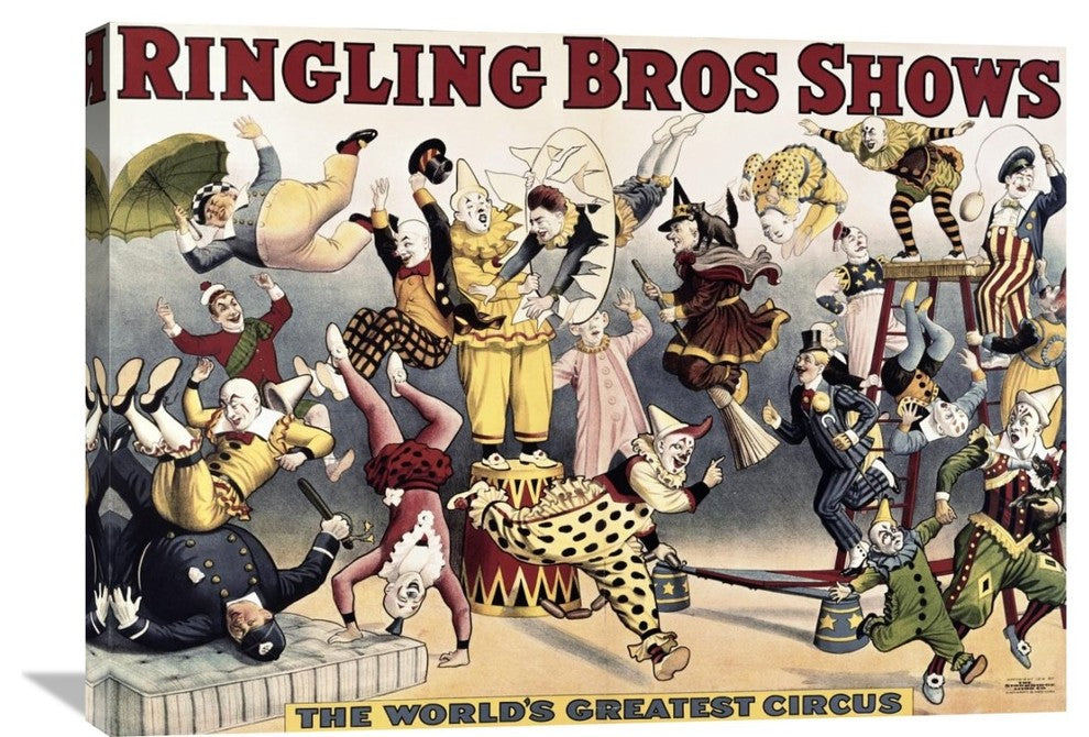 "Ringling Bros" Artwork, 36"x26"