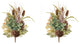Mixed Fall Foliage Bush, Set of 2