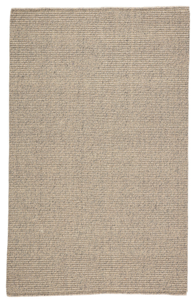 Jaipur Living Chael Natural Solid Gray/Beige Area Rug (2'X3')