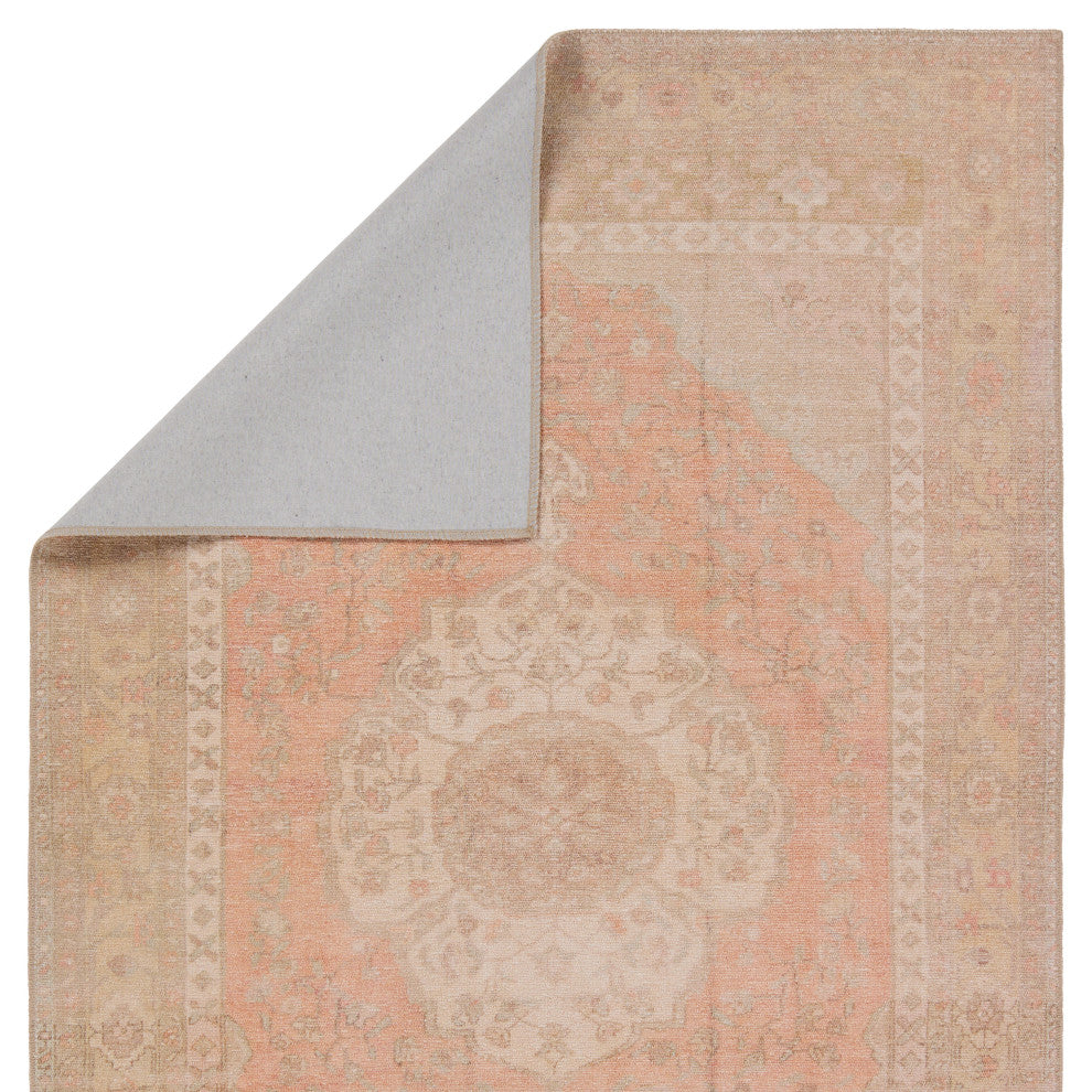 Jaipur Living Adeline Medallion Orange/Tan Area Rug, 9'x12'