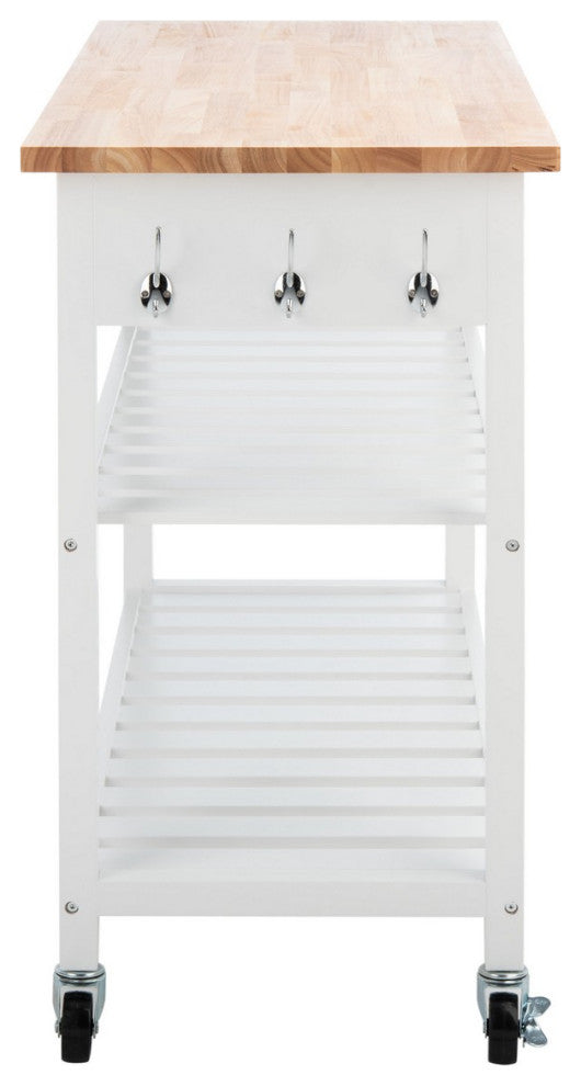 Safavieh Kiko 2 Drawer 2 Shelf Kitchen Cart