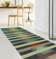 Winchester Kilim Hring Navy/Ivory Runner, 2'11x9'8