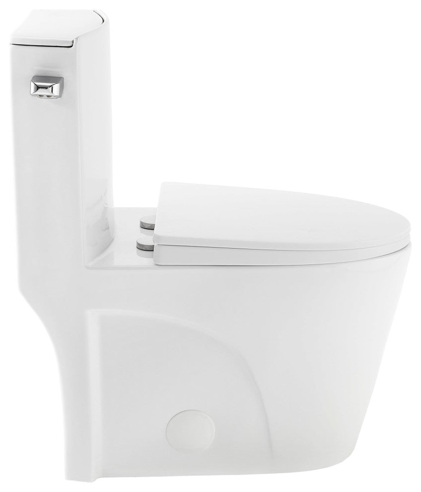 St. Tropez One-Piece Elongated Toilet Side Flush 1.28 gpf