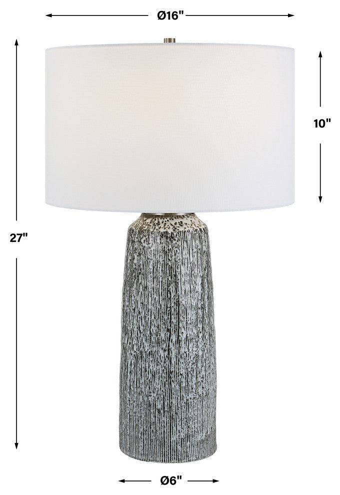 Uttermost - 30061-1 - One Light Table Lamp - Static - Brushed Nickel