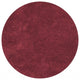 HomeRoots 6' Round Polyester Red Area Rug