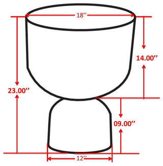 Pasargad Home Calista Side Table