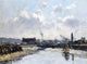 Eugene-Louis Boudin Trouville  the Port  Low Tide  Morning Gallery Wrap Canvas