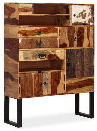 vidaXL Sideboard Drawer Cupboard Sideboard Buffet Cabinet Solid Wood Sheesham