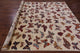8' 0" X 9' 10" Butterflies Persian Gabbeh Handmade Wool Rug - Q12441
