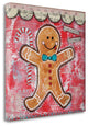 "Gingerbread Xmas" By Denise Braun, Giclee Print on Gallery Wrap Canvas