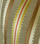 Macedonia Gold Red and Silver Handmade Luxury Pillow, 24"x24"