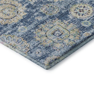 Premium Machine Washable Mayfield AMF634 Blue 8' x 10' Rug