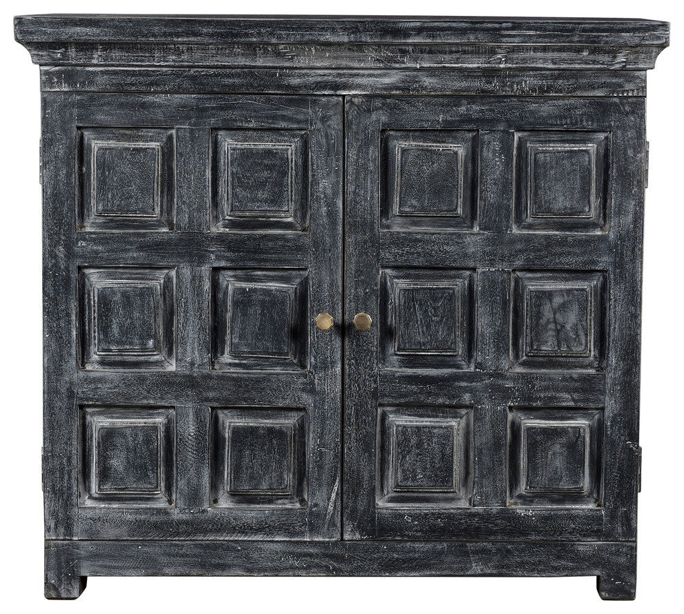 Martin 2-Door Sideboard in Distressed Gray Finish