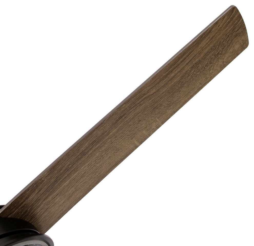 Black 52 in Modern Ceiling Fan with Remote Control