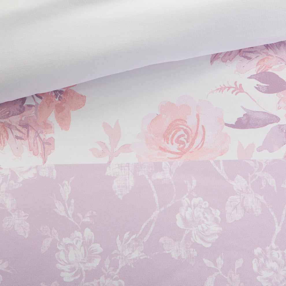 Intelligent Design Oliena Floral Paisley Comforter Set, Pink