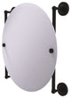 Prestige Regal Round Frameless Rail Mounted Mirror, Oil Rubbed Bronze
