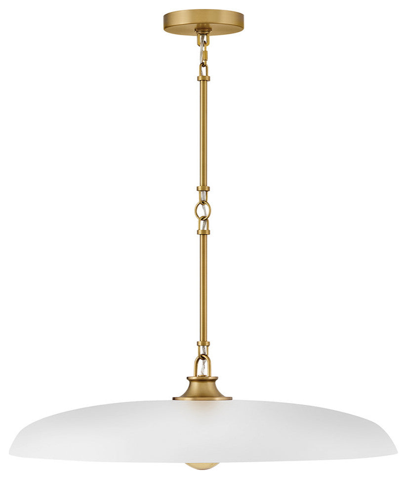 Hinkley Sadie Medium Dome Chandelier, Lacquered Brass