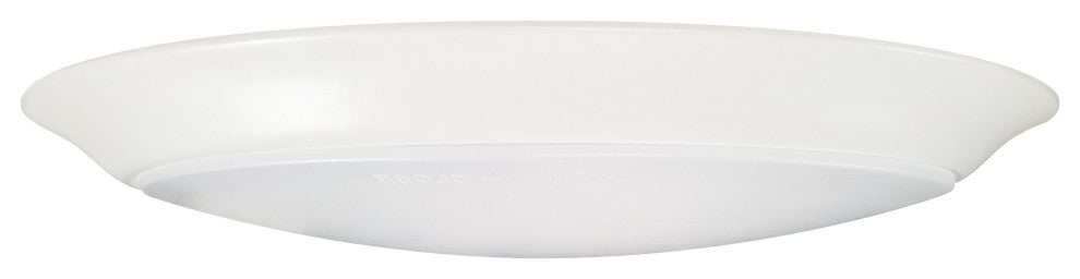 10 inch - LED Disk Light - 3000K - 6 Unit Contractor Pack - White Finish