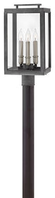 Hinkley Sutcliffe Medium Post Top Or Pier Mount Lantern, Aged Zinc