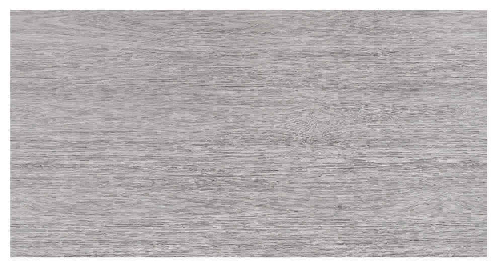 GDF Studio Naomi Mid Century Modern Finished Fiberboard Coffee Table, Gray Oak