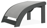 Adirondack Sling Outdoor Ottoman, Alloy/Graphite
