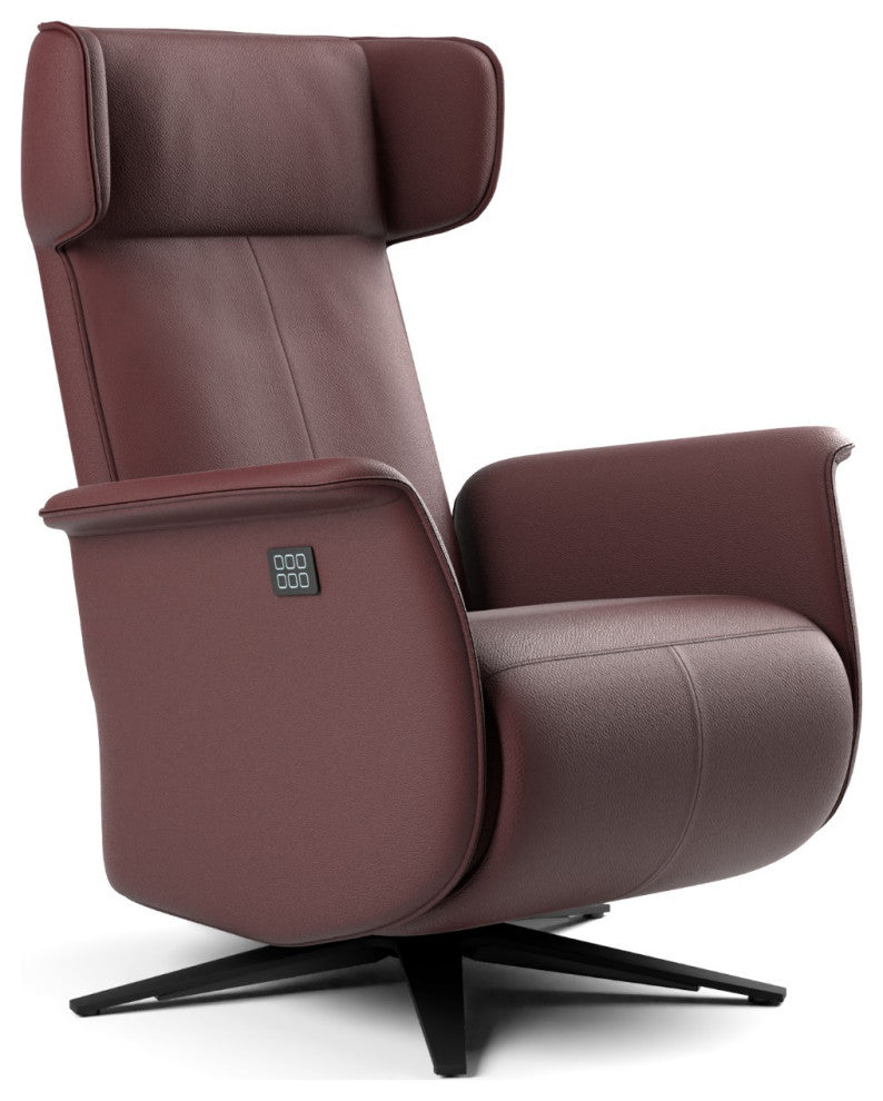 Rashbi Zero Gravity Power Recliner, Adjustable, Bordeaux