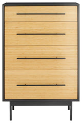 Santa Cruz 4 Drawer High Chest, Wheat