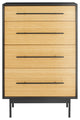 Santa Cruz 4 Drawer High Chest, Wheat