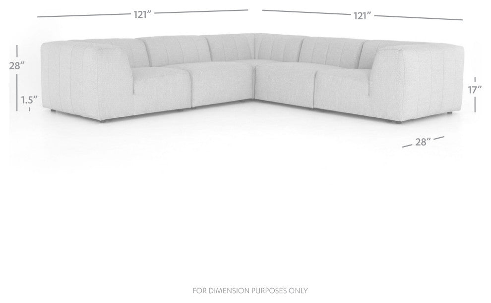 Gwen Outdoor 5 Pc Sectional