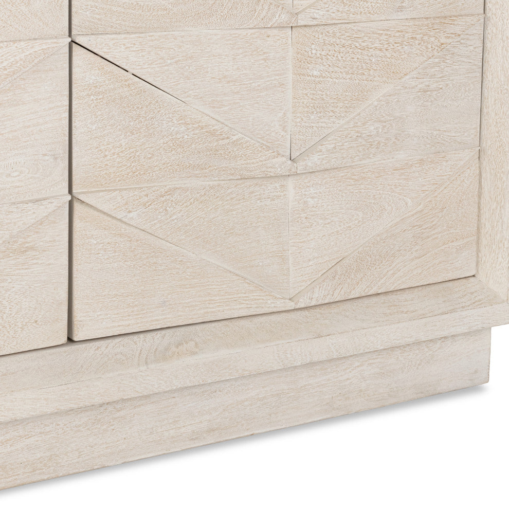 Marvin Mango Wood Sideboard Buffet, 2-Door