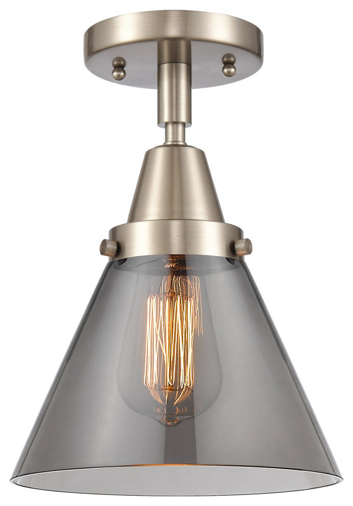 INNOVATIONS LIGHTING 447-1C-SN-G43-LED Large Cone Flush Mount
