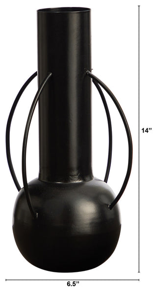 14in. Contemporary Metal Vase