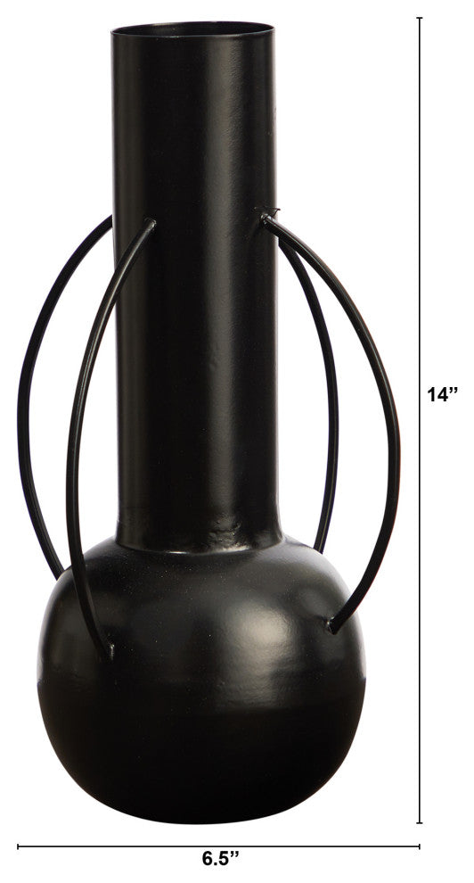 14in. Contemporary Metal Vase