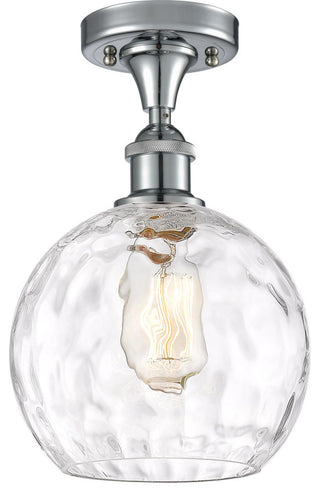 Innovations 516-1C-PC-G1215-8 1 Light Semi-Flush Mount, Polished Chrome
