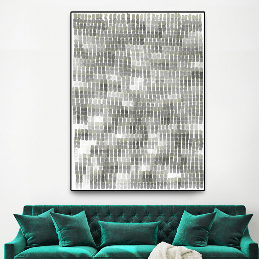 "Woven Reeds III" Oversized Framed Canvas, 60" x 40"