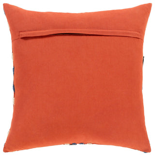 Surya Zulu Brick Red Pillow Shell With Down Insert 18"H X 18"W