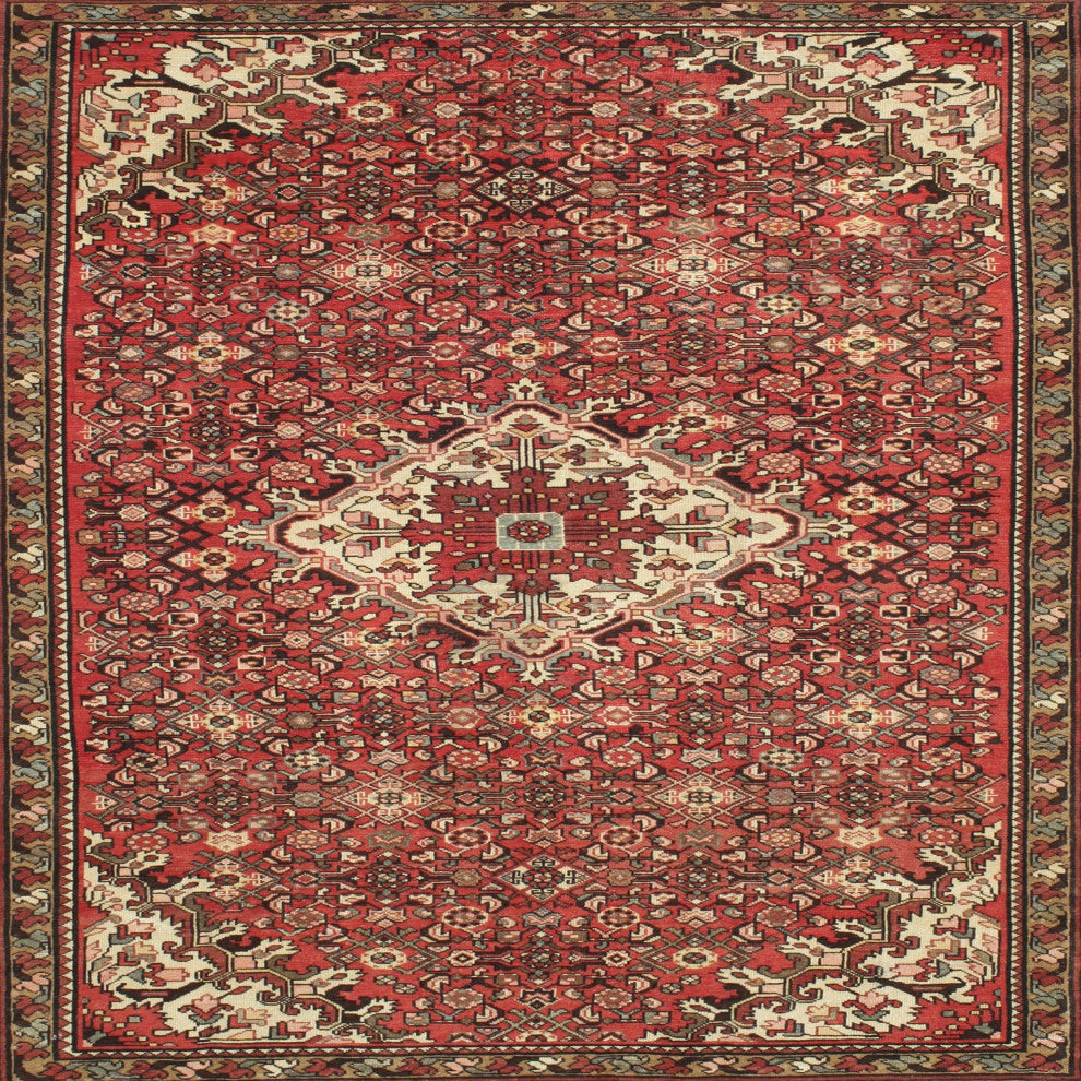 Ahgly Company Indoor Square Traditional Area Rugs, 5' Square