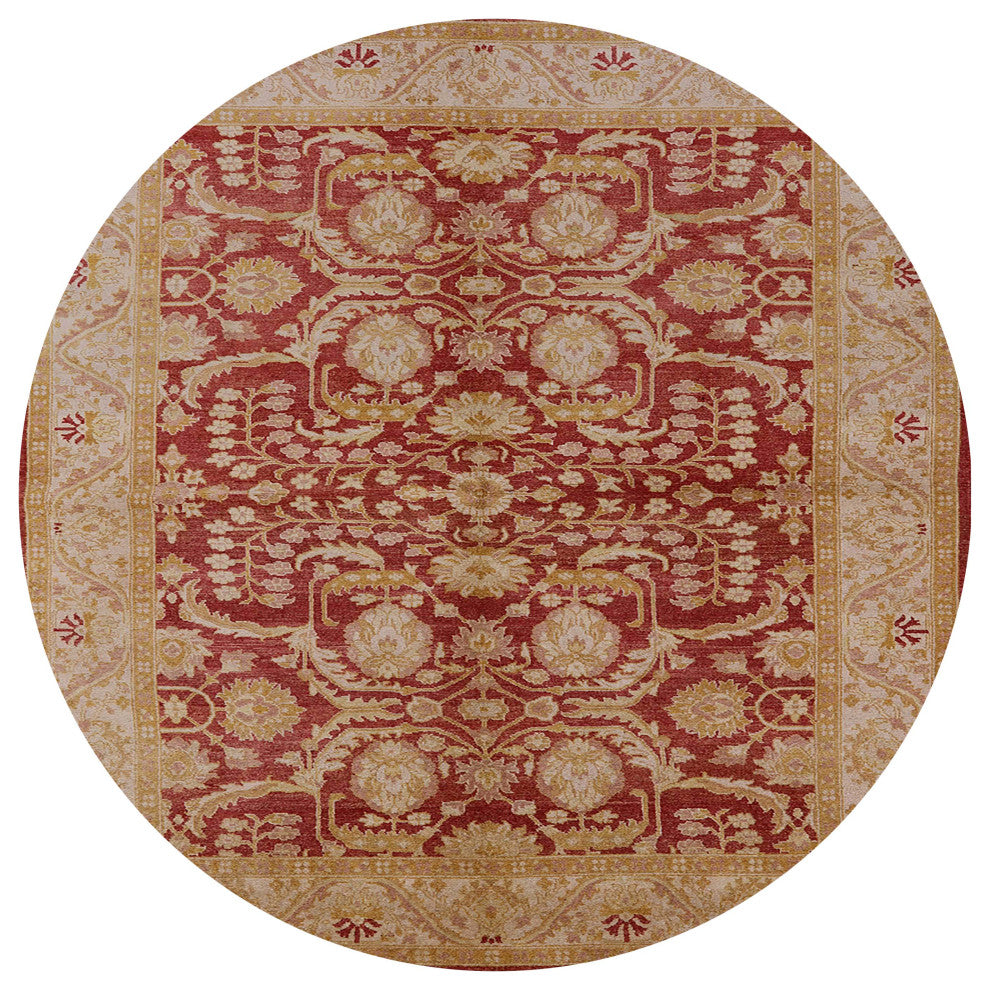 Ahgly Company Indoor Round Mid-Century Modern Area Rugs, 3' Round