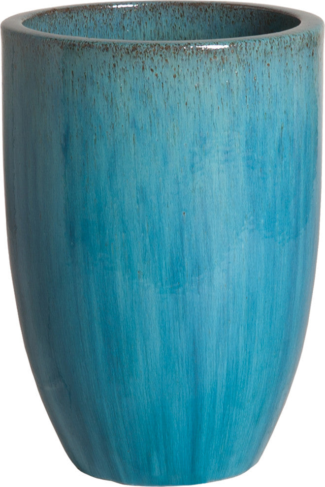 Tall Planter  Blue 18X26"H