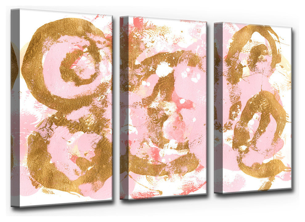 Ready2HangArt 'Pirouette' Wrapped Canvas Art Set, 40"x60" 3-Panels