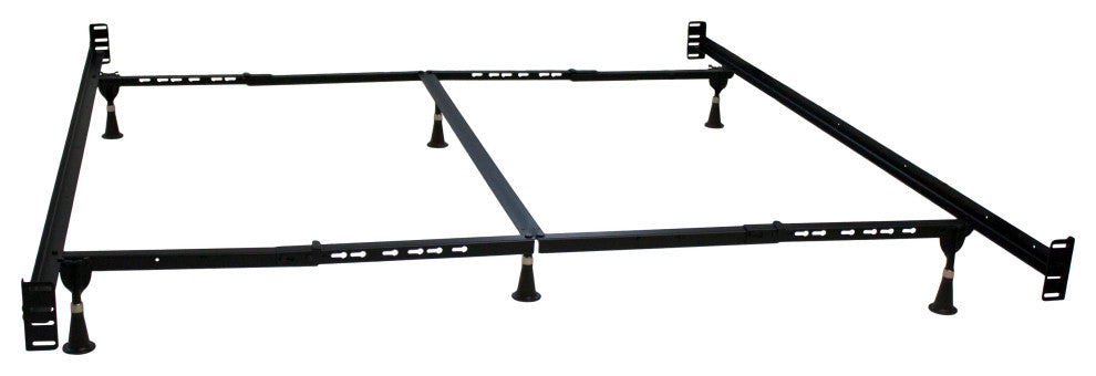 Headboard and Footboard Bed Frame <br>California King With 6 Glides