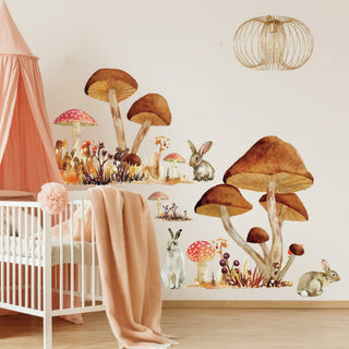 Mushroom Giant Peel And Stick Wall Decals