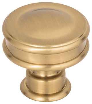 Atlas Homewares A100 Oskar 1-1/4 Inch Mushroom Cabinet Knob - Warm Brass