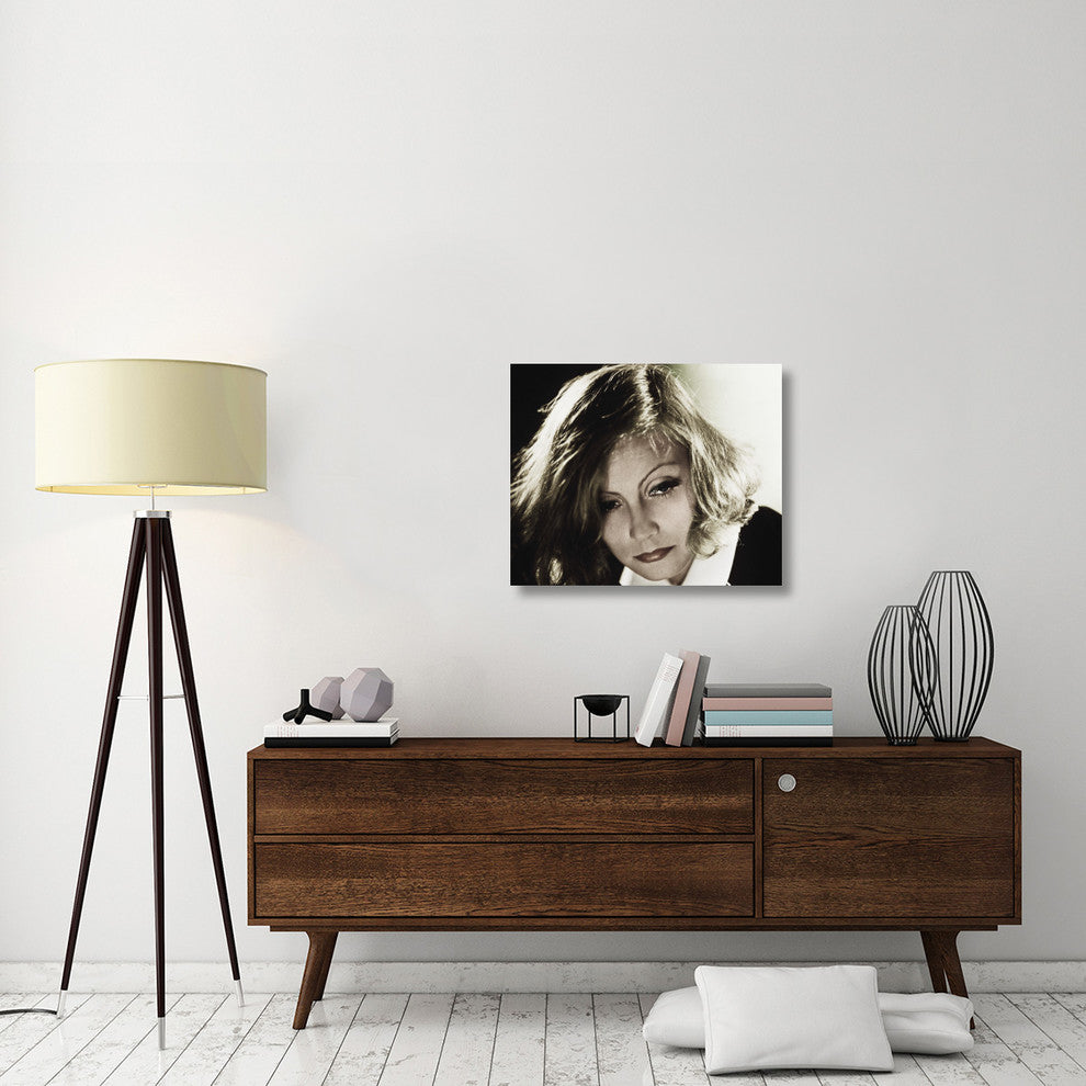 "Greta Garbo" Stretched Canvas Giclee by Hollywood Photo Archive, 30x25"