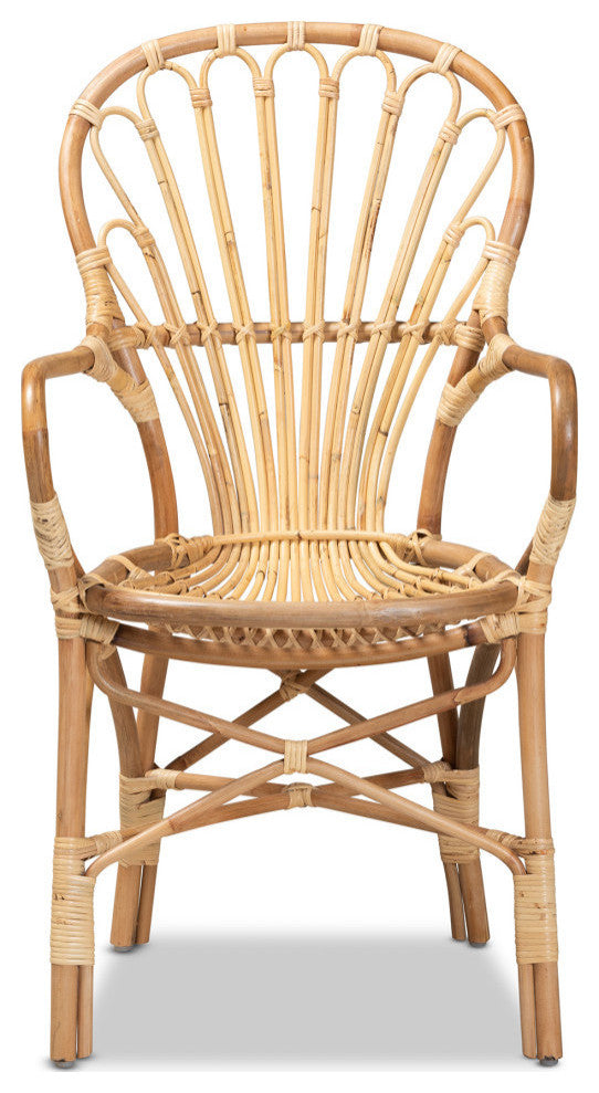 Bree California Coastal Rattan Dining Chair