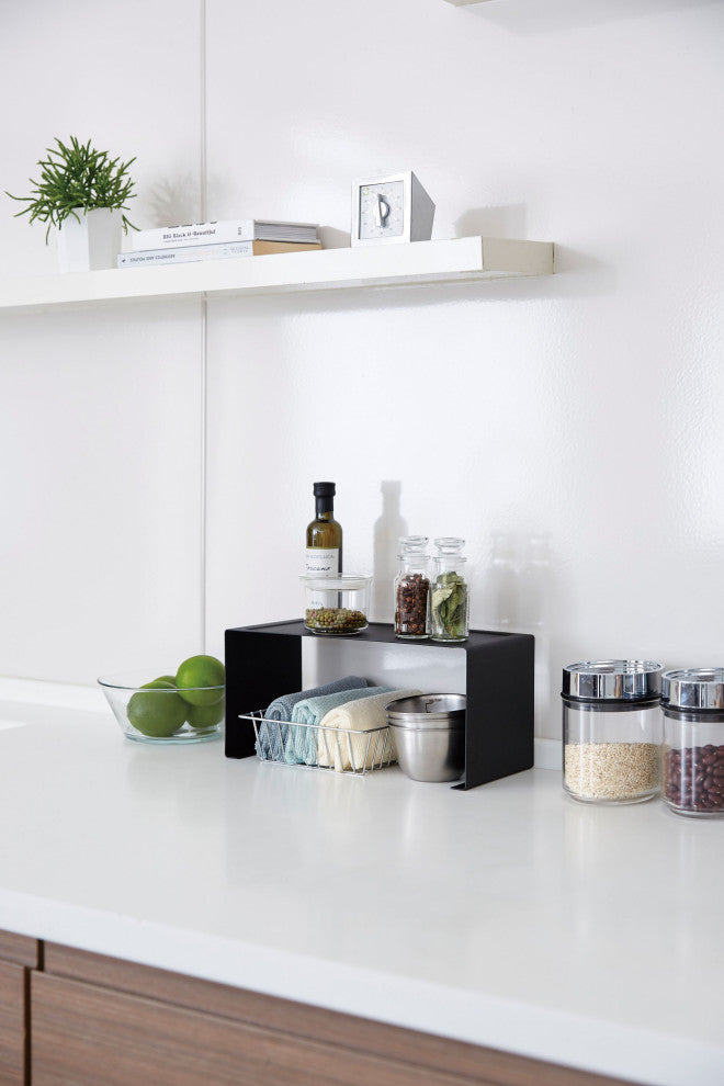 Tower Stackable Kitchen Rack Black