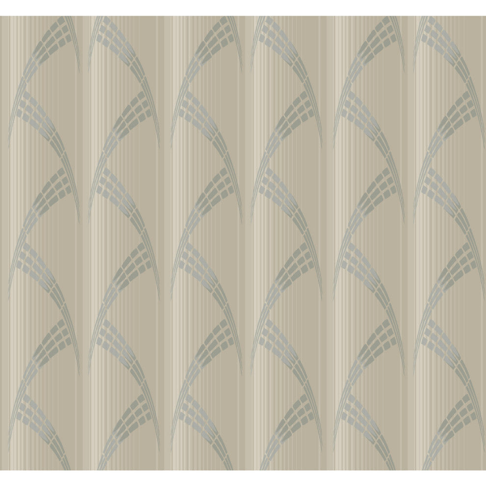 Beige Metropolis Wallpaper