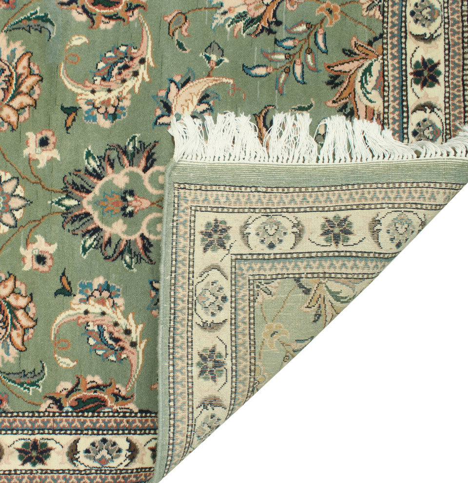 Pak-Persian Emil Light Green/Ivory Runner, 2'8x13'11
