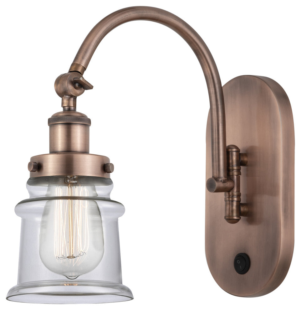 Innovations 918-1W-AC-G182S-LED 1-Light Sconce, Antique Copper