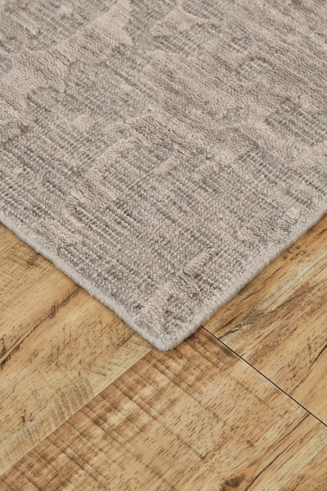 Weave & Wander Ananya Rug, Taupe, 5'6"x8'6"